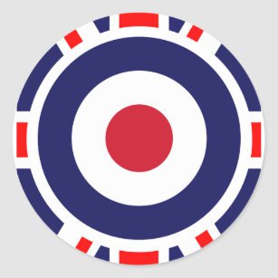 Mod Target Stickers & Labels | Zazzle UK