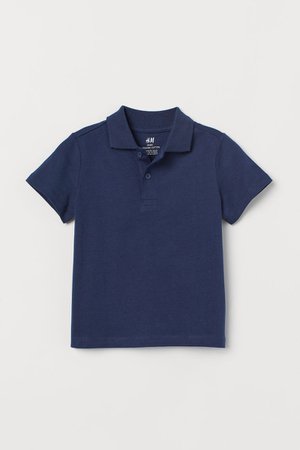Polo Shirt - Dark blue - Kids | H&M CA