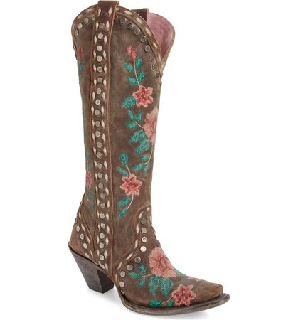 LANE BOOTS Wild Stitch Embroidered Boot (Women) | Nordstrom