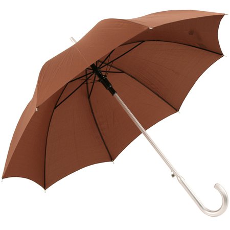 Colours - Plain Coloured Umbrella - Chocolate - Brolliesgalore