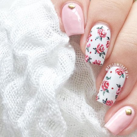 floral nails - Google Search