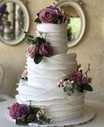 wedding cake plum flowers - Google Search