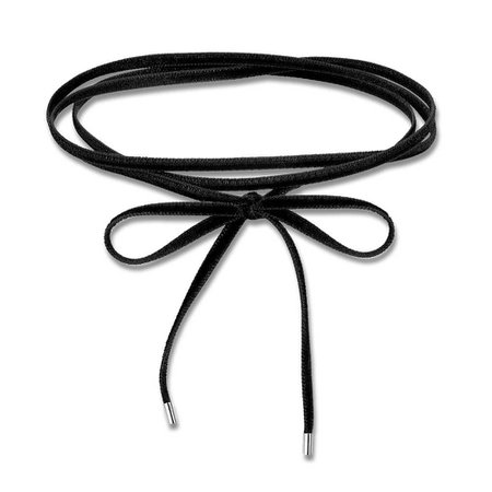 Thomas Sabo Black Velvet Tie Choker Necklace KE1729-331-11 | T.H. Baker Family Jewellers