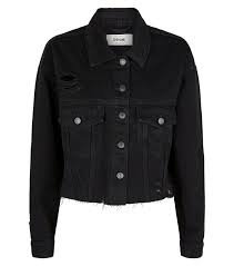 black distressed newlook denim jacket - Google Search