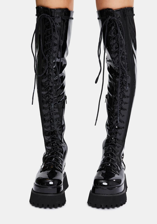 Current Mood First Offender Knee High Boots