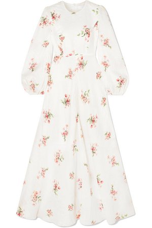 Zimmermann | Heathers floral-print cotton-voile maxi dress | NET-A-PORTER.COM