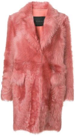 Blancha buttoned fur coat