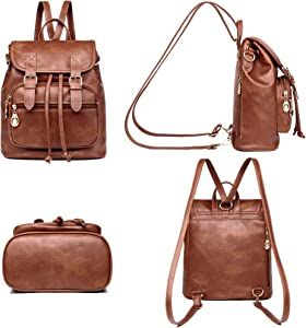 Amazon.com: Women Mini Backpack Purse Small Cute Retro Leather Daypacks Convertible Casual Shoulder Bag : Clothing, Shoes & Jewelry