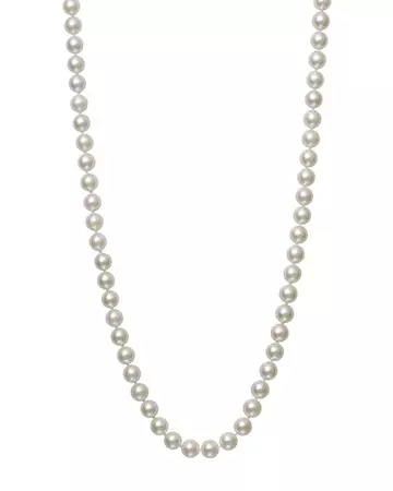 Bloomingdale's Cultured Freshwater Pearl Necklace in 14K Yellow Gold, 18" - 100% Exclusive | Bloomingdale's