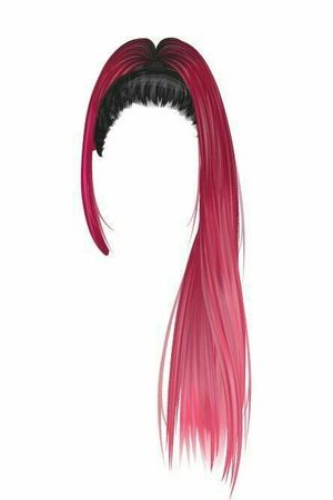 pink ponytail