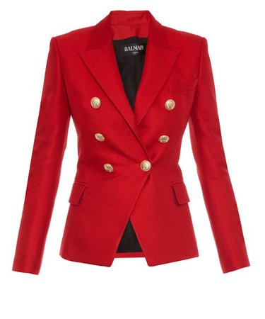 Red Blazer With Gold Buttons | ShopLook