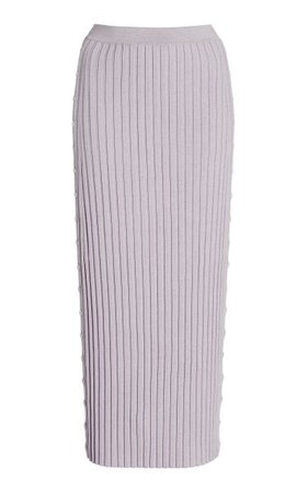 Ashton Button-Detailed Ribbed-Knit Maxi Skirt By Jonathan Simkhai | Moda Operandi