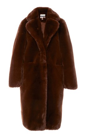 Laure Collared Faux-Fur Coat by Apparis | Moda Operandi