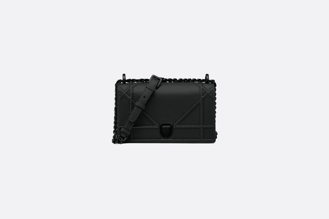 Small Diorama ultra black bag - Bags - Woman | DIOR