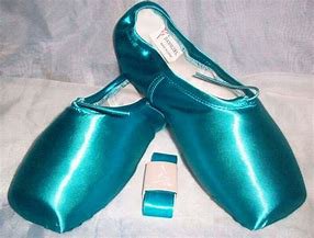 Light Blue Pointe Shoes