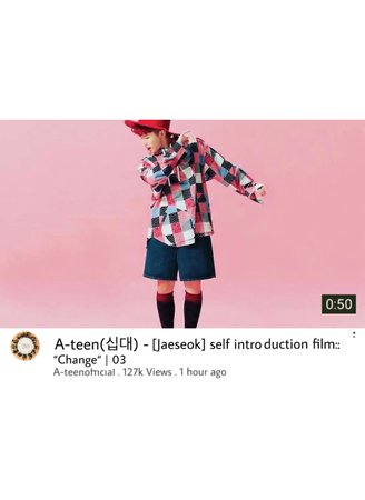 A-teen [Jaeseok] self introduction film