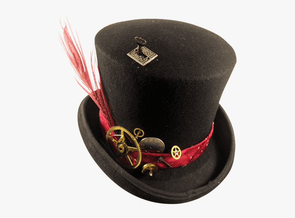 204-2047705_top-hat-steampunk-formal-wear-mad-hatter-mad.png (860×636)