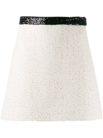 Miu Miu tweed effect A-line skirt $1,100 - Buy Online - Mobile Friendly, Fast Delivery, Price