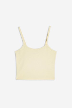 Yellow Scallop Camisole Top | Topshop