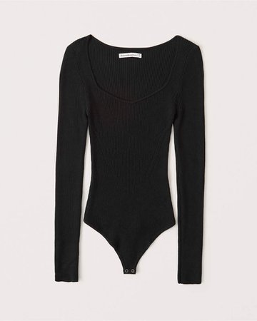 Women's Sweetheart Sweater Bodysuit | Women's Tops | Abercrombie.com