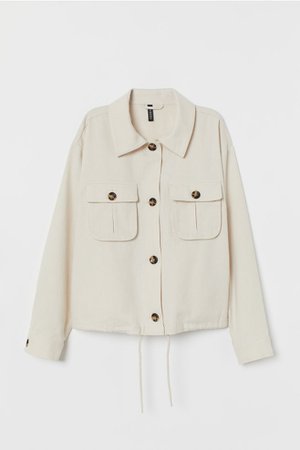 Twill jacket - Light beige - | H&M GB