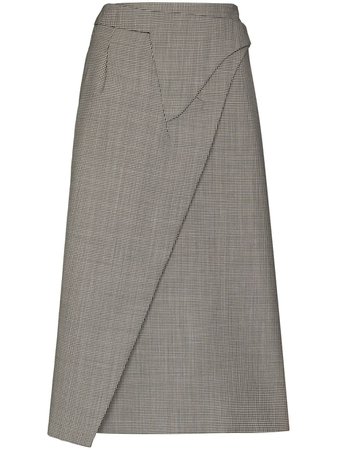 WARDROBE.NYC клетчатая юбка миди из коллаборации с Browns 50 - купить в интернет магазине в Москве | Цены, Фото.