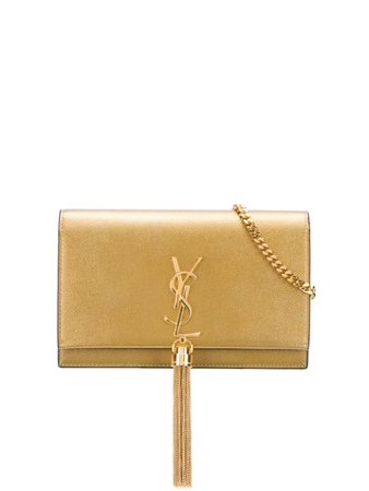 Saint Laurent Small Kate Crossbody Bag 45215903X2J Gold | Farfetch