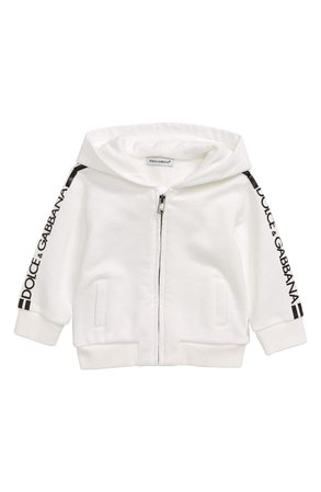 Dolce&Gabbana Cappuccio Con Full Zip Hoodie (Baby) | Nordstrom