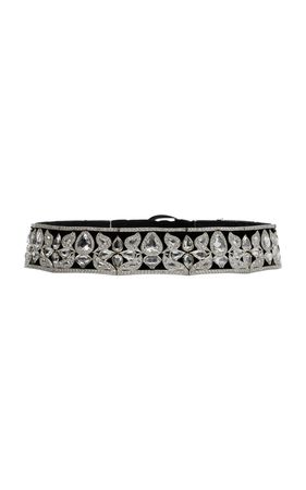 Diamond Lotus Platinum Collar Necklace By Munnu The Gem Palace | Moda Operandi