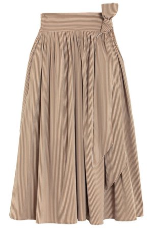 No.6 - Coffee Scarlett Wrap Skirt | BONA DRAG