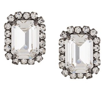 KENNETH JAY LANE crystal-embellished stud earrings