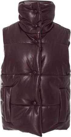 Morillo Stand-Collar Puffer Vest Size: M