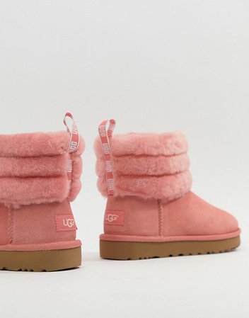 UGG | Ugg Fluff Mini Quilted Boot in Pink