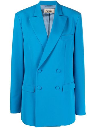 Alessandro Enriquez buttoned-up double-breasted Blazer - Farfetch