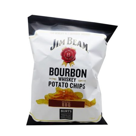 Jim Beam Bourbon Whiskey Potato Chips - Πατατάκια Jim Beam με γεύση Bourbon 120γρ | NGT