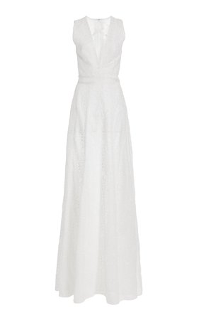 Broderie Anglaise Gown by J. Mendel | Moda Operandi