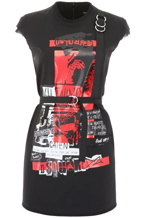 Punk Rock Mini Dress