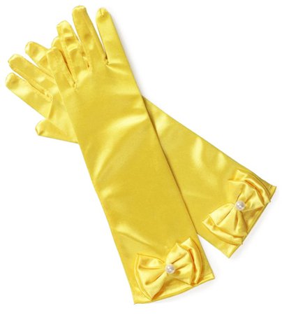 yellow gloves