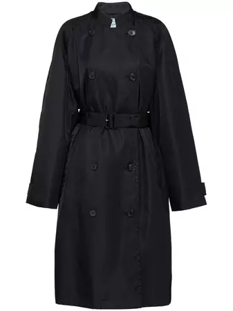 Prada double-breasted Trench Coat - Farfetch