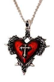 black and red cross necklace - Google Search