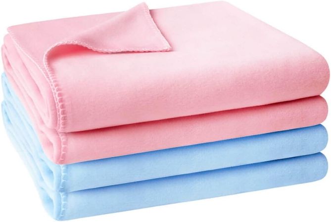 [4PCE] 1st Steps Polar Fleece Baby Blanket, Safe and Gentle for Baby's Delicate Skin, Ideal for Cribs, Strollers, and Travel : Amazon.com.au: Baby
