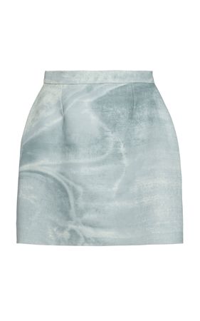 Sculpted Hip Mini Skirt By Del Core | Moda Operandi