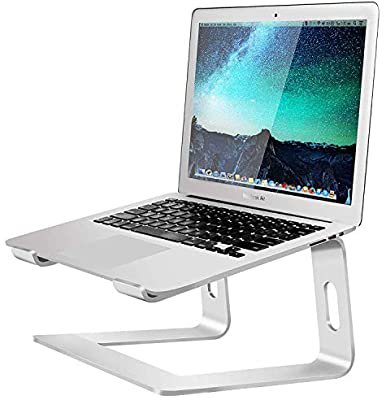 Amazon.com: Soundance Laptop Stand, Aluminum Computer Riser, Ergonomic Laptops Elevator for Desk, Metal Holder Compatible with Mac MacBook Pro Air, Lenovo, HP, Dell, More 10-15.6 Inch PC Notebook, LS1 Silver: Office Products