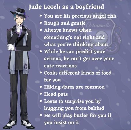 jade leech as your boyfriend