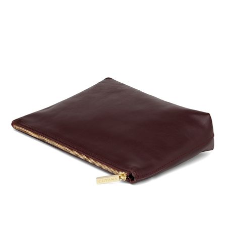 Small Leather Zipper Pouch | Cuyana