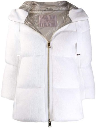 hooded padded jacket