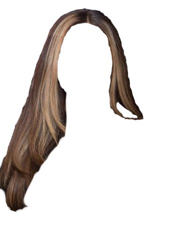 Blonde Bangs PNG Brown Hair (@demiwitchofmischief)
