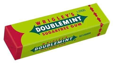 Chewing gum Wrigley's Doublemint without sugar 13g|Puzzles| - AliExpress