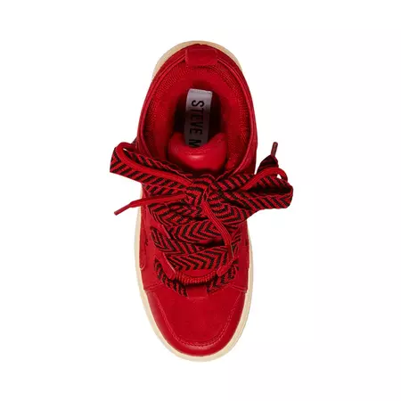 ROARING Red Multi Low-Top Lace-Up Sneaker | Women's Sneakers – Steve Madden