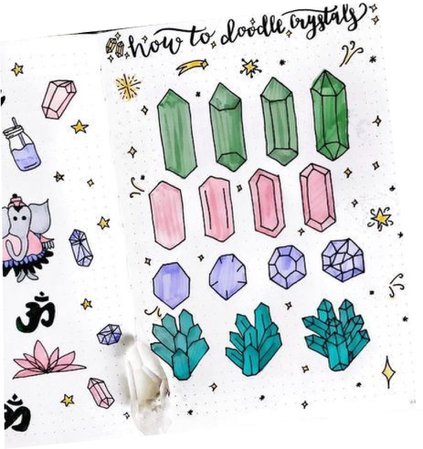 draw crystals
